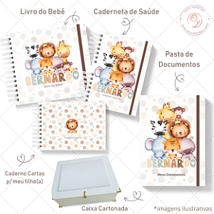 Kit III Memórias - Safari Marrom