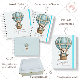 Kit III Memórias - Ursinho Balão