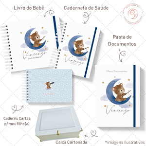 Kit III Memórias - Ursinho Lua