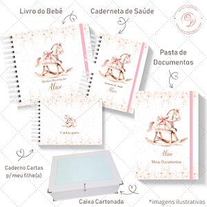 Kit III Memórias - Cavalinho Menina