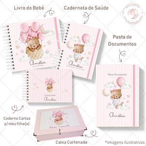 Kit III Memórias - Ursinha Balão