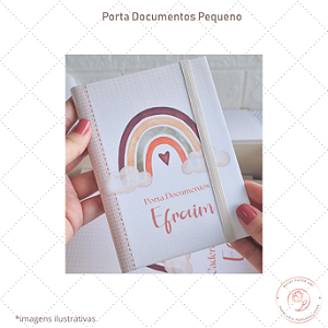 Porta Documentos de Bolsa - Maternidade (mesmo tema do kit)