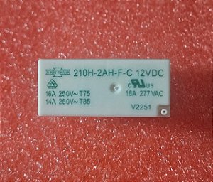 Relé 210H-2AH-F-C 12VDC original