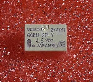 Relé G6KU-2P-Y 4,5v original
