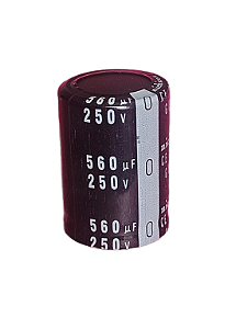 CAPACITOR ELETROLITICO 250V 560UF 35X25MM