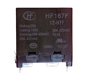Relé HF167F-12-HTF HF167F 12 HTF