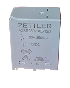 Relé AZSR250-1AE-12D AZSR250 1AE 12D contatos simples