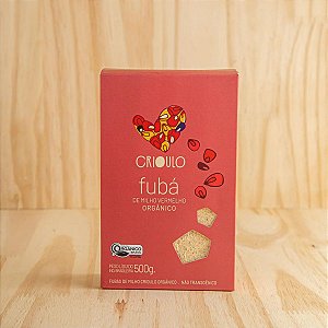 Fubá de Milho Crioulo Vermelho - 500g
