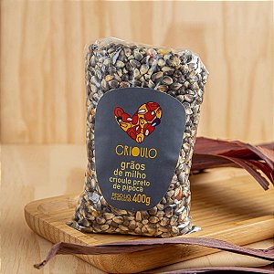 Milho Crioulo Preto para Plantar - 400g