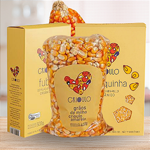 Kit Milho Crioulo Amarelo - Mato no Prato