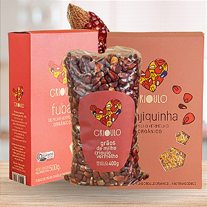 Kit Milho Crioulo Vermelho - Mato no Prato