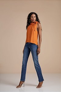BLusa Cava Americana Flor de Lis F67399
