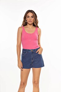Shorts Jeans Confort Flor de Lis F3007