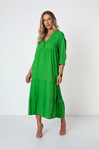 Vestido Maxi Midi Flor de Lis F67231