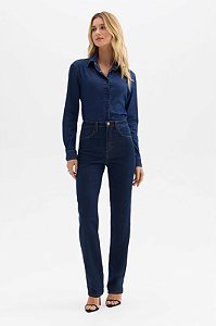 Calça Jeans Turmalina Straight Flor de Lis F22357
