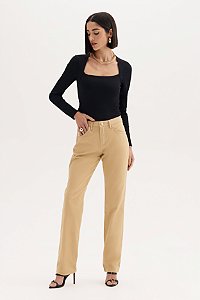 Calça Rubi Straight Flor de Lis F22370