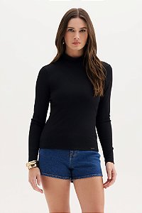 Blusa com Gola Flor de Lis F27383