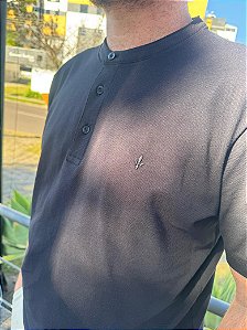 Camiseta Masculina Henley Select DLZ