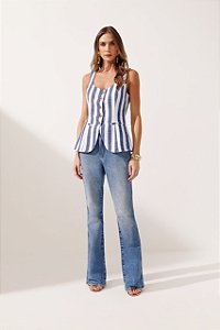Calça Jeans Flor de Lis F62352P