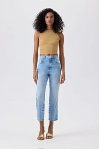 Calça Jeans Turmalina Straight Cropped F62368