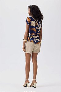 Blusa Solta Flor de Lis F67507
