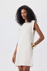 Vestido Solto Curto Flor de Lis F67569