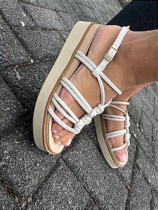 Sandália Flatfom Feminino Sua Cia 840416187