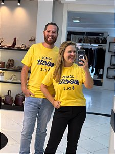 Camiseta Regular Dlz Copa Do Brasil Amarelo