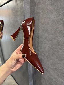 Sapato Feminino Scarpin Salto Geométrico Vizzano 1388200
