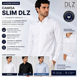 Camisa Masculina Slim Dlz D291547