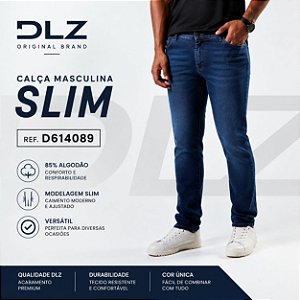 Calça Masculina Slim Dlz D614089