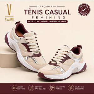 Tenis Casual Vizzano Feminino Original 1487101