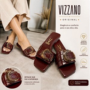 Rasteira Slide Vizzano Feminina Vizzano Original