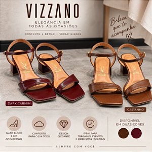 Sandalia Feminino Vizzano Original