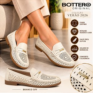 Sapato Mocassim Feminino BotBeagle Couro Legitimo Bottero Original 377803