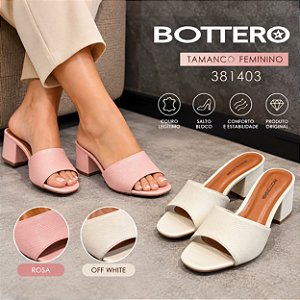 Tamanco Feminino BotChris Couro Legitimo Bottero Original 381403