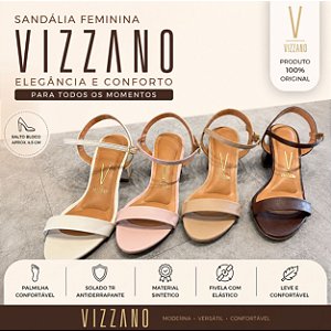 Sandalia Feminina Vizzano Original 6291900