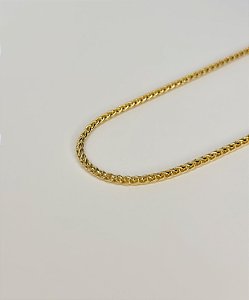 Colar Elo Triplo Triangular 50cm