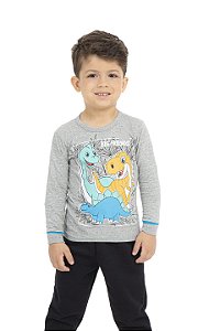 Camiseta de malha manga longa