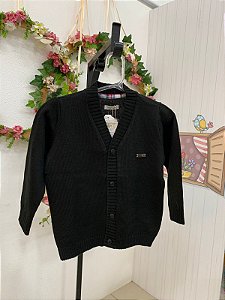 Cardigã de fio masculino