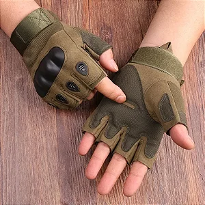 Luvas táticas militares para homens, dedo cheio, juntas duras, esportes ao ar l