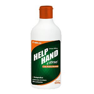 LIMPA MAOS HELP HAND CITRUS 500G