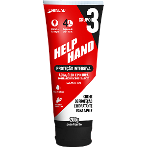LUVA QUIMICA HELP HAND G3 200G