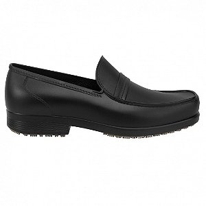 SAPATO SOCIAL  ANTIDERRAPANTE IMPERMEAVEL  MACULINO PRETO - STICKY SHOES