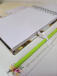 Bloco A5 com capa PERSONALIZADA