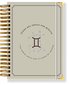 GÊMEOS - Planner Permanente Modular - Coleção signos
