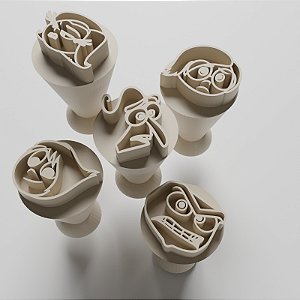 Kit com 05 Carimbos para docinhos/brigadeiro - Divertidamente 1