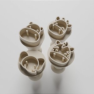 Kit com 04 Carimbos para docinhos/brigadeiro - Safari 1