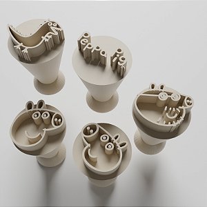 Kit com 05 Carimbos para docinhos/brigadeiro - Peppa Pig 1