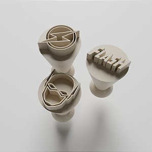 Kit com 03 Carimbos para docinhos/brigadeiro - Flash